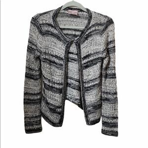 Romeo & Juliet couture striped sweater cardigan Small